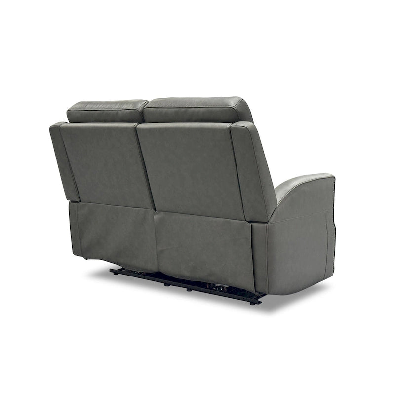 Causeuse inclinable électrique Cedar / Cinder avec appuie-tête et support lombaire – 2 places