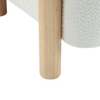 Fauteuil Boucle – Multicolore, pieds en bois d'hévéa, une place