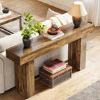 Console rustique, 160 cm, utilisation par 1 personne