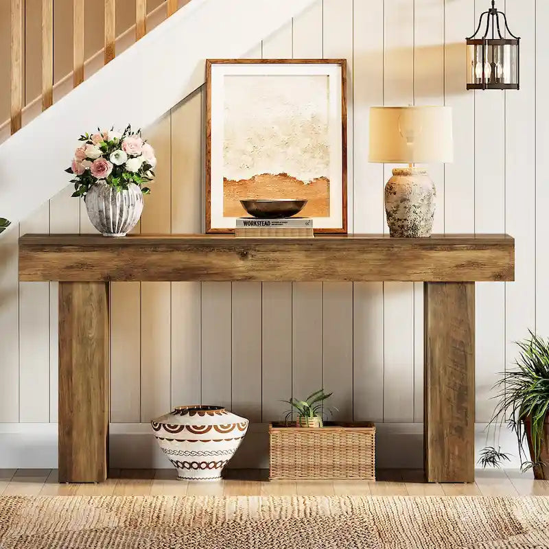 Console rustique, 160 cm, utilisation par 1 personne