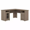 Cabot 60W L Shaped Computer Desk Ash Gray - Bush Furniture