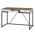 Buylateral Bureau 3 Tiroirs Chelsea Noir/Gris/Blanc