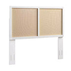 Tête de lit Queen/Full Bayport Comfort Pointe : style côtier, peuplier et MDF, hauteur réglable