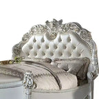 Lit king-size californien Vendome 100" en cuir synthétique et finition perle antique - Acme Furniture