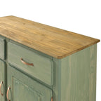 Buffet en bois vert