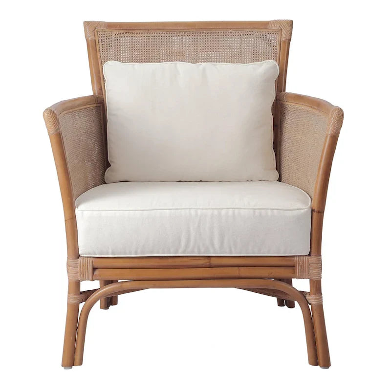 Fauteuil d'appoint en rotin Tatum