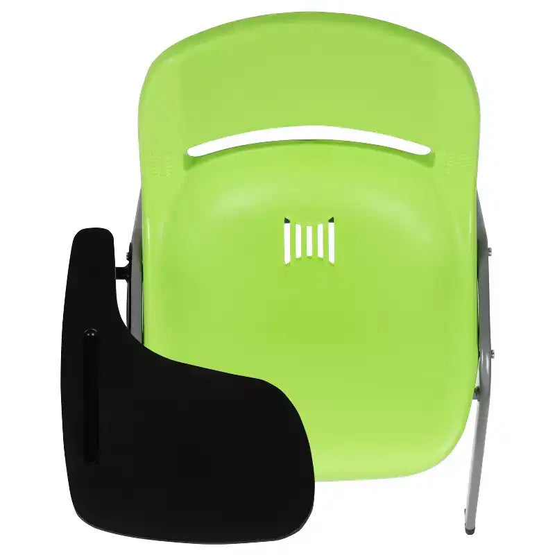 Chaise ergonomique Flash Furniture avec tablette rabattable à droite
