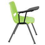 Chaise ergonomique Flash Furniture avec tablette rabattable à droite