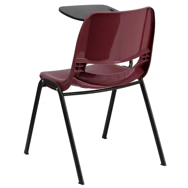 Chaise ergonomique Flash Furniture avec tablette rabattable à droite
