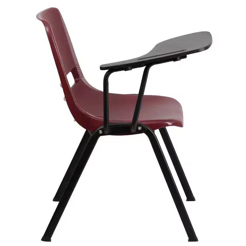 Chaise ergonomique Flash Furniture avec tablette rabattable à droite