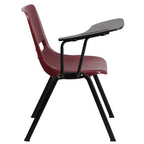 Chaise ergonomique Flash Furniture avec tablette rabattable à droite