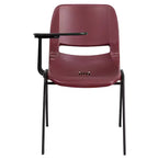 Chaise ergonomique Flash Furniture avec tablette rabattable à droite