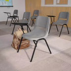 Chaise ergonomique Flash Furniture avec tablette rabattable à droite