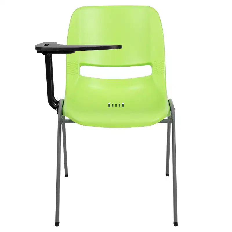 Chaise ergonomique Flash Furniture avec tablette rabattable à droite