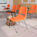 Chaise ergonomique Flash Furniture avec tablette rabattable à droite