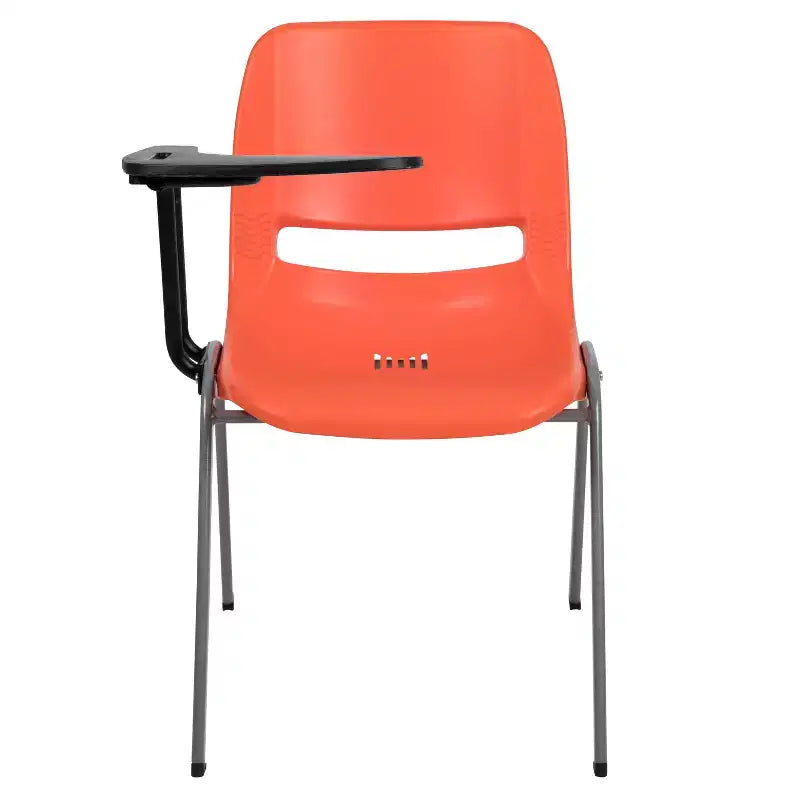 Chaise ergonomique Flash Furniture avec tablette rabattable à droite