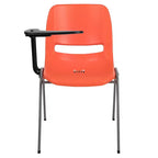 Chaise ergonomique Flash Furniture avec tablette rabattable à droite