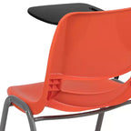Chaise ergonomique Flash Furniture avec tablette rabattable à droite