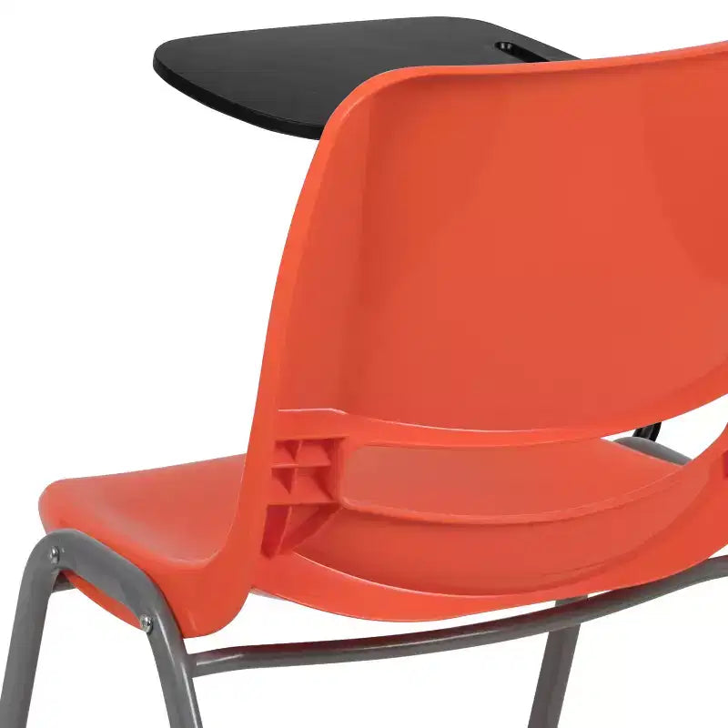 Chaise ergonomique Flash Furniture avec tablette rabattable à droite