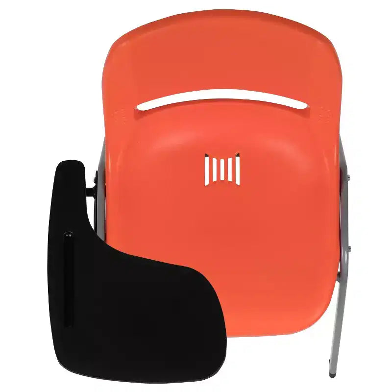 Chaise ergonomique Flash Furniture avec tablette rabattable à droite