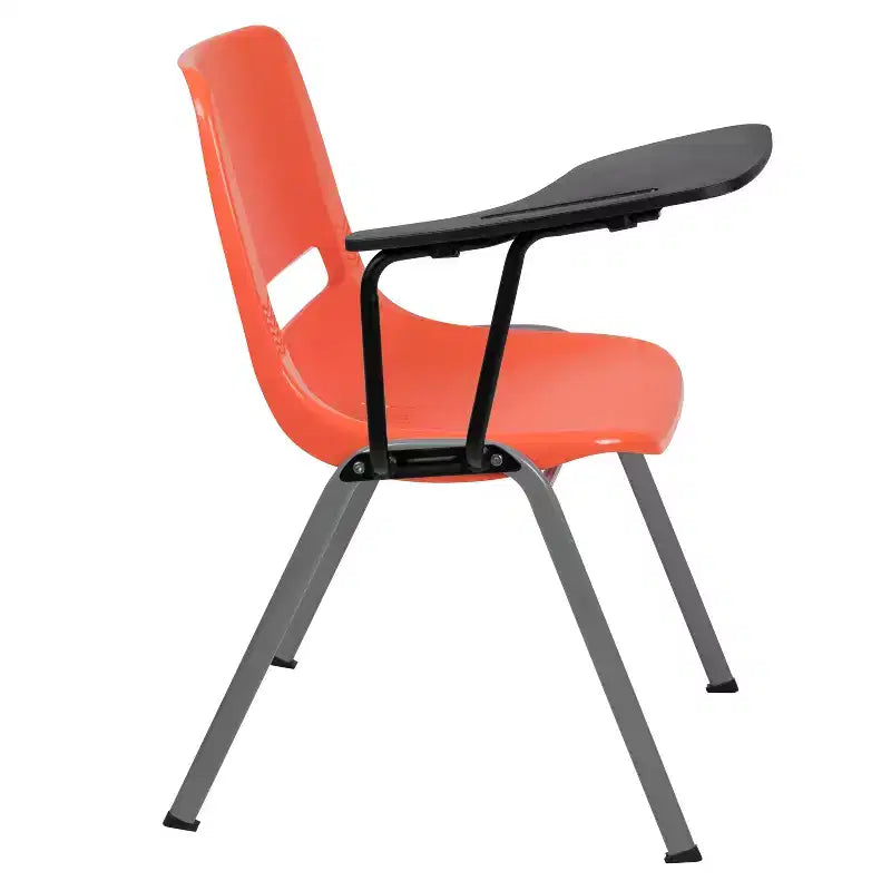 Chaise ergonomique Flash Furniture avec tablette rabattable à droite