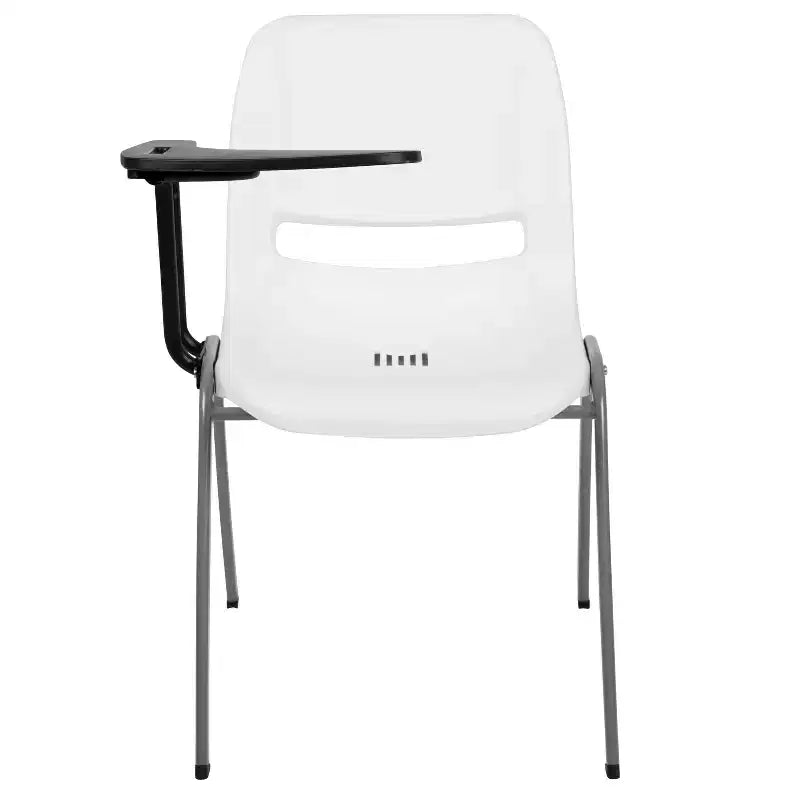 Chaise ergonomique Flash Furniture avec tablette rabattable à droite