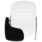 Chaise ergonomique Flash Furniture avec tablette rabattable à droite