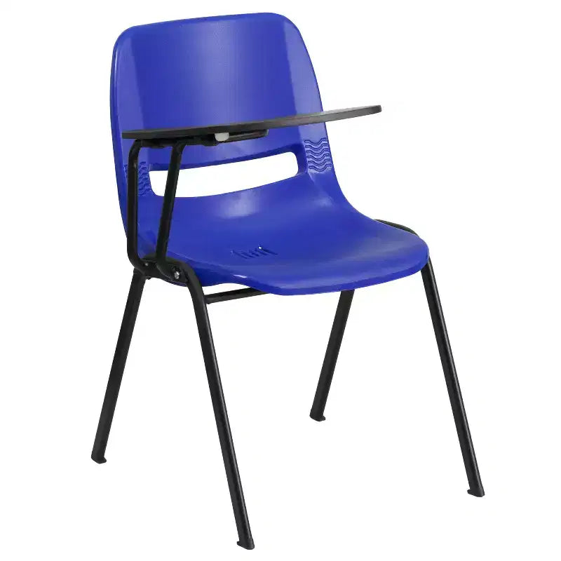 Chaise ergonomique Flash Furniture avec tablette rabattable à droite