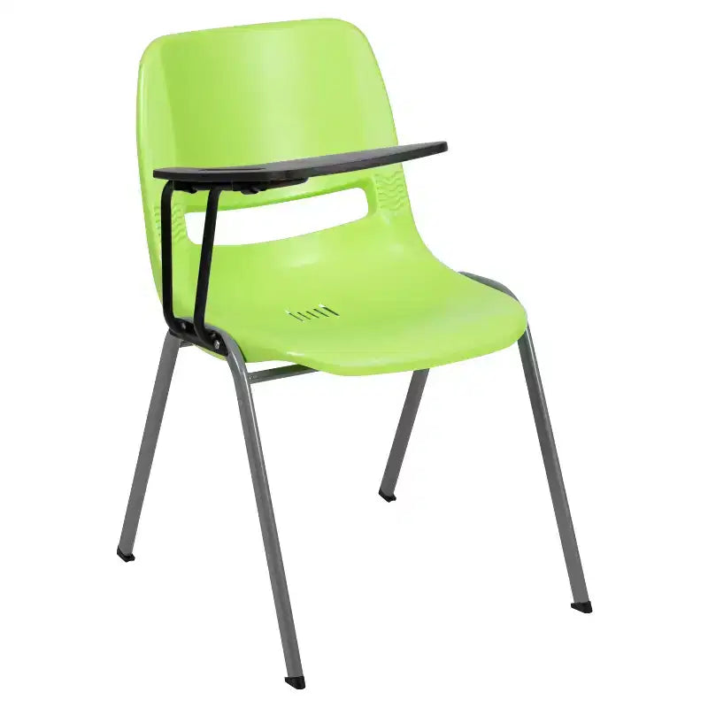 Chaise ergonomique Flash Furniture avec tablette rabattable à droite