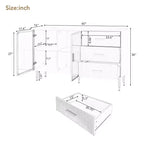 Buffet moderne, meuble de rangement avec portes en verre trempé ambré-jaune et pieds et poignées en métal doré - ModernLuxe