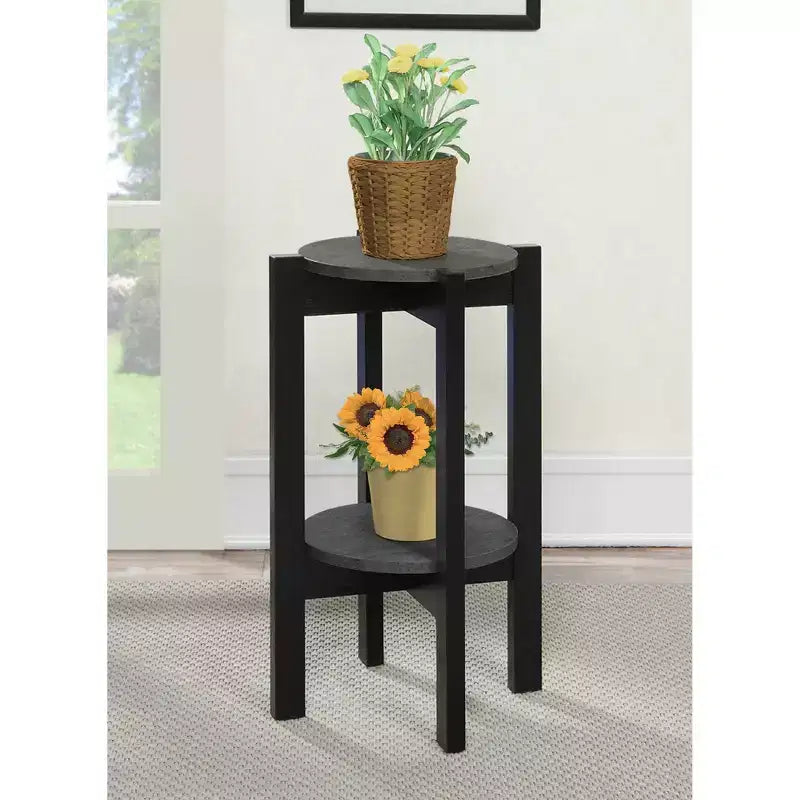 23.5 Newport Meuble à plantes à 2 niveaux - Breighton Home