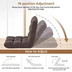 Chaise de sol pliante Yaheetech avec dossier pour adulte/animal de compagnie