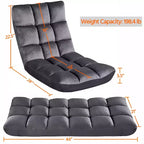 Chaise de sol pliante Yaheetech avec dossier pour adulte/animal de compagnie