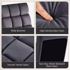 Chaise de sol pliante Yaheetech avec dossier pour adulte/animal de compagnie