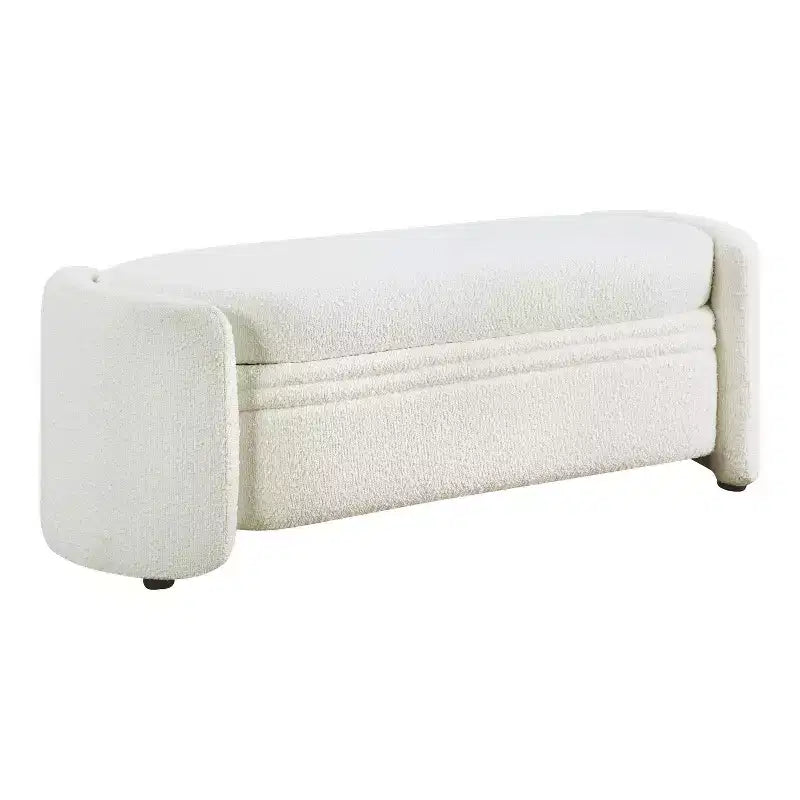 Banc de rangement Makine Glam Boucle pour chambre et entrée - HOMES: Inside + Out