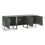 Meuble TV Forast Modern 3 portes de rangement 24/7 Shop At Home pour téléviseurs jusqu'à 65 pouces