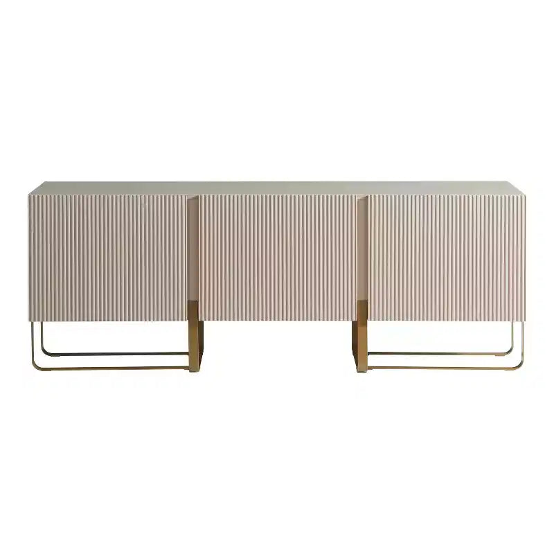 Meuble TV Forast Modern 3 portes de rangement 24/7 Shop At Home pour téléviseurs jusqu'à 65 pouces