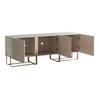 Meuble TV Forast Modern 3 portes de rangement 24/7 Shop At Home pour téléviseurs jusqu'à 65 pouces