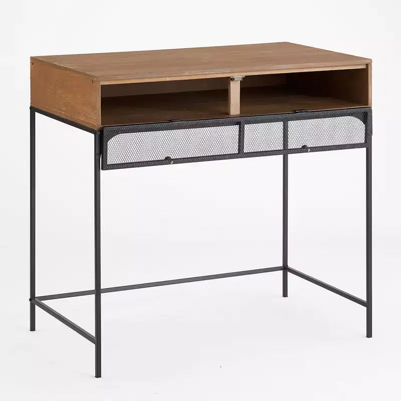 Bureau de style ferme industriel avec rangement de la collection Lakeside