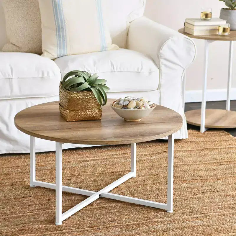 Table basse ronde Jamestown de Household Essentials