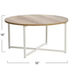 Table basse ronde Jamestown de Household Essentials
