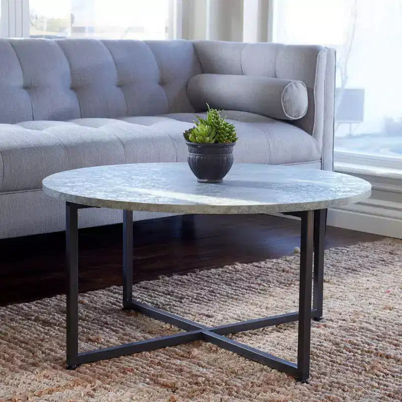 Table basse ronde Jamestown de Household Essentials