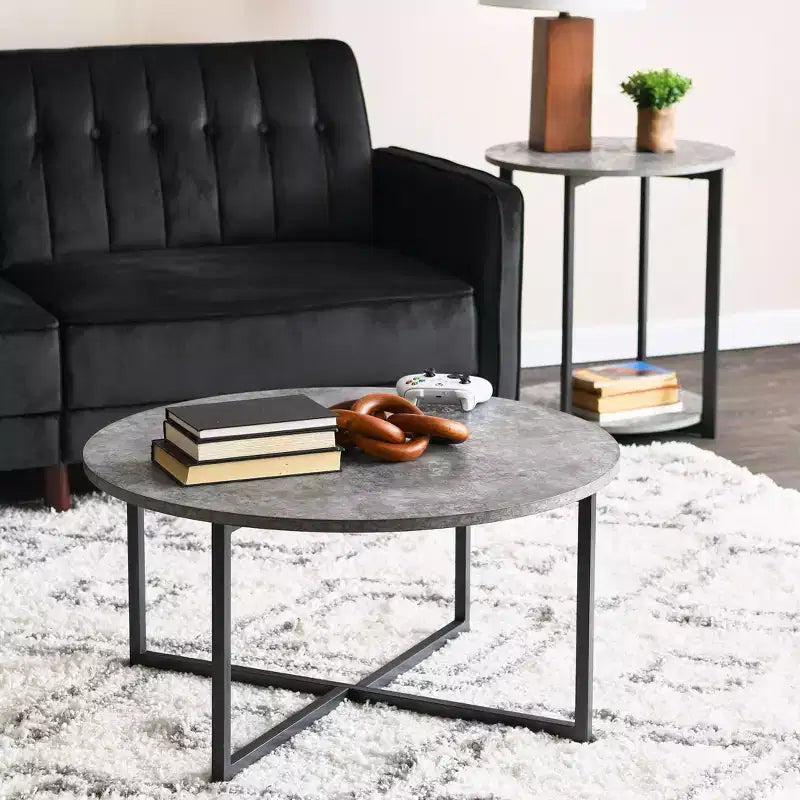 Table basse ronde Jamestown de Household Essentials