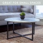 Table basse ronde Jamestown de Household Essentials