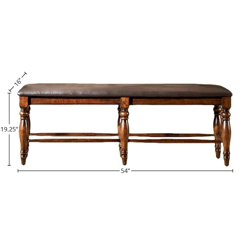 Banc de salle à manger sans dossier marron, Individuel