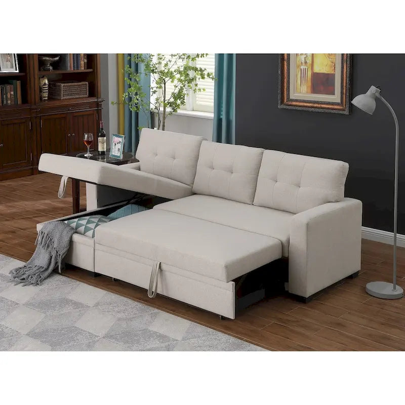 Canapé d'angle modulable avec méridienne, 3-4 places