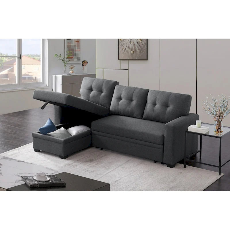 Canapé d'angle modulable avec méridienne, 3-4 places