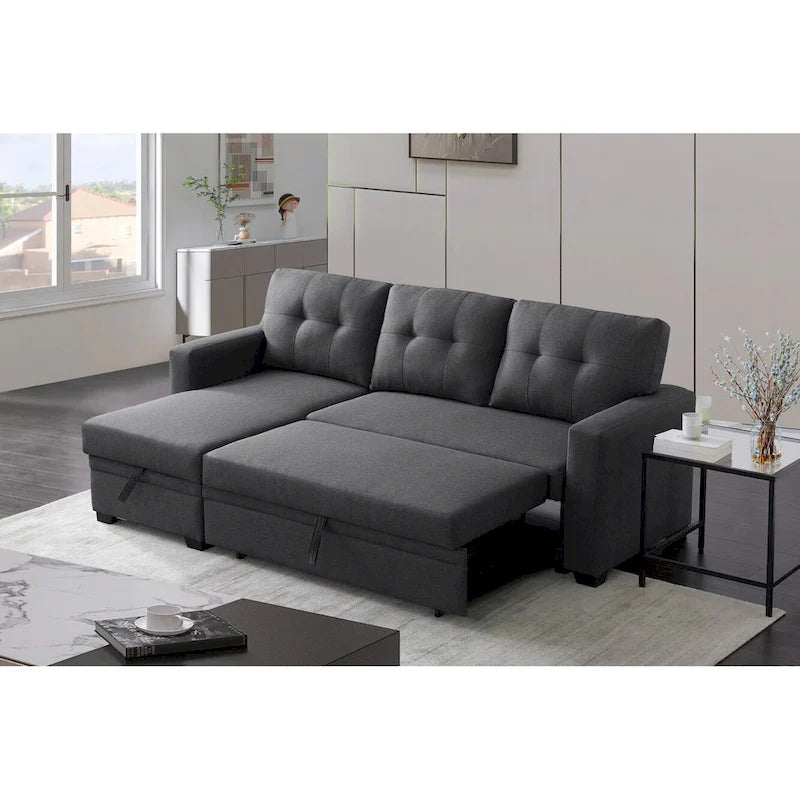 Canapé d'angle modulable avec méridienne, 3-4 places