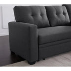 Canapé d'angle modulable avec méridienne, 3-4 places