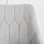 Fauteuil d'appoint rembourré beige/jaune/gris avec pieds en métal, une place